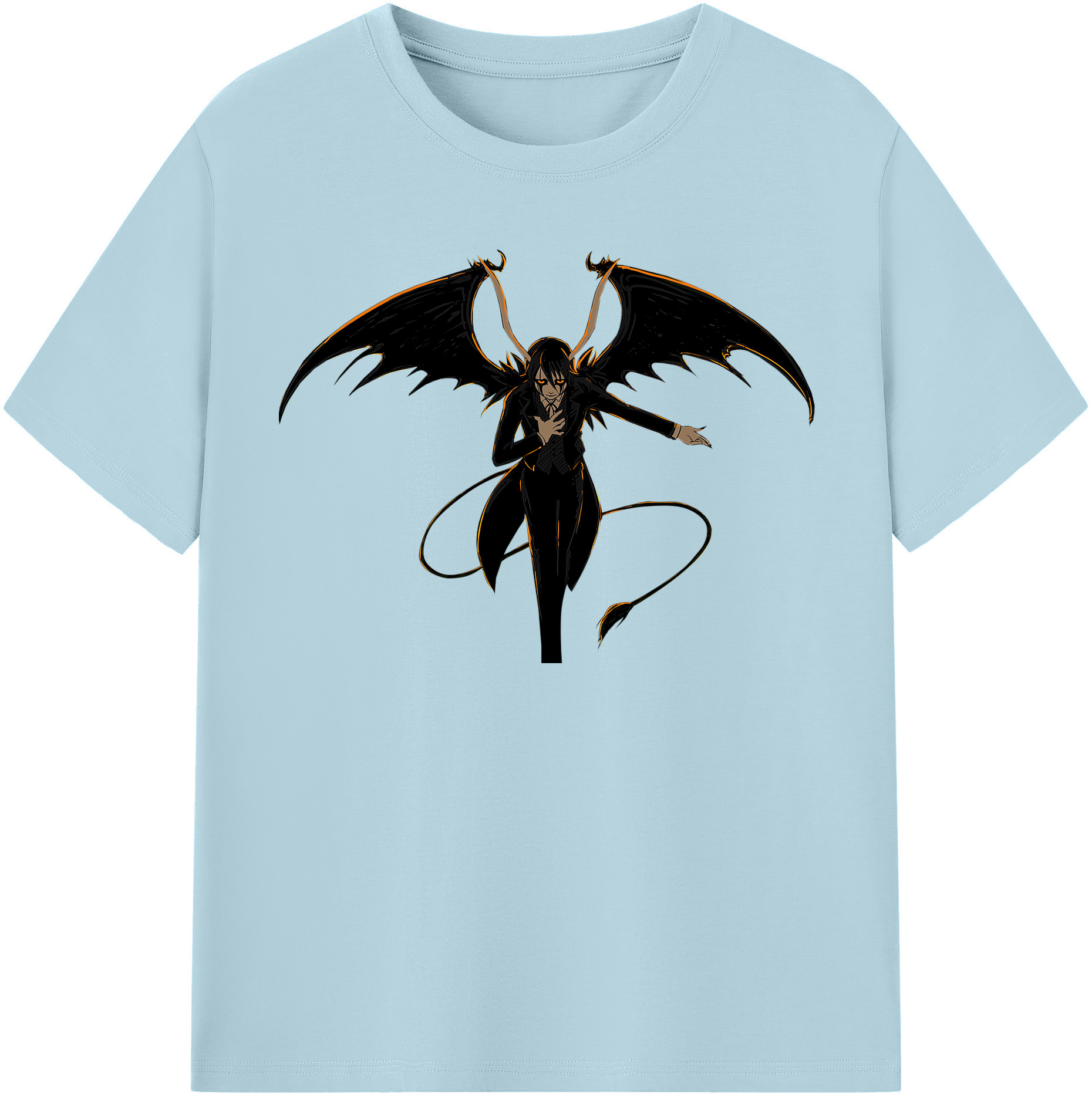 （画像用） ブリーチ ウルキオラ·シファー BLEACH Ulquiorra cifer 綿100％半袖Tシャツ（フロントプリント）